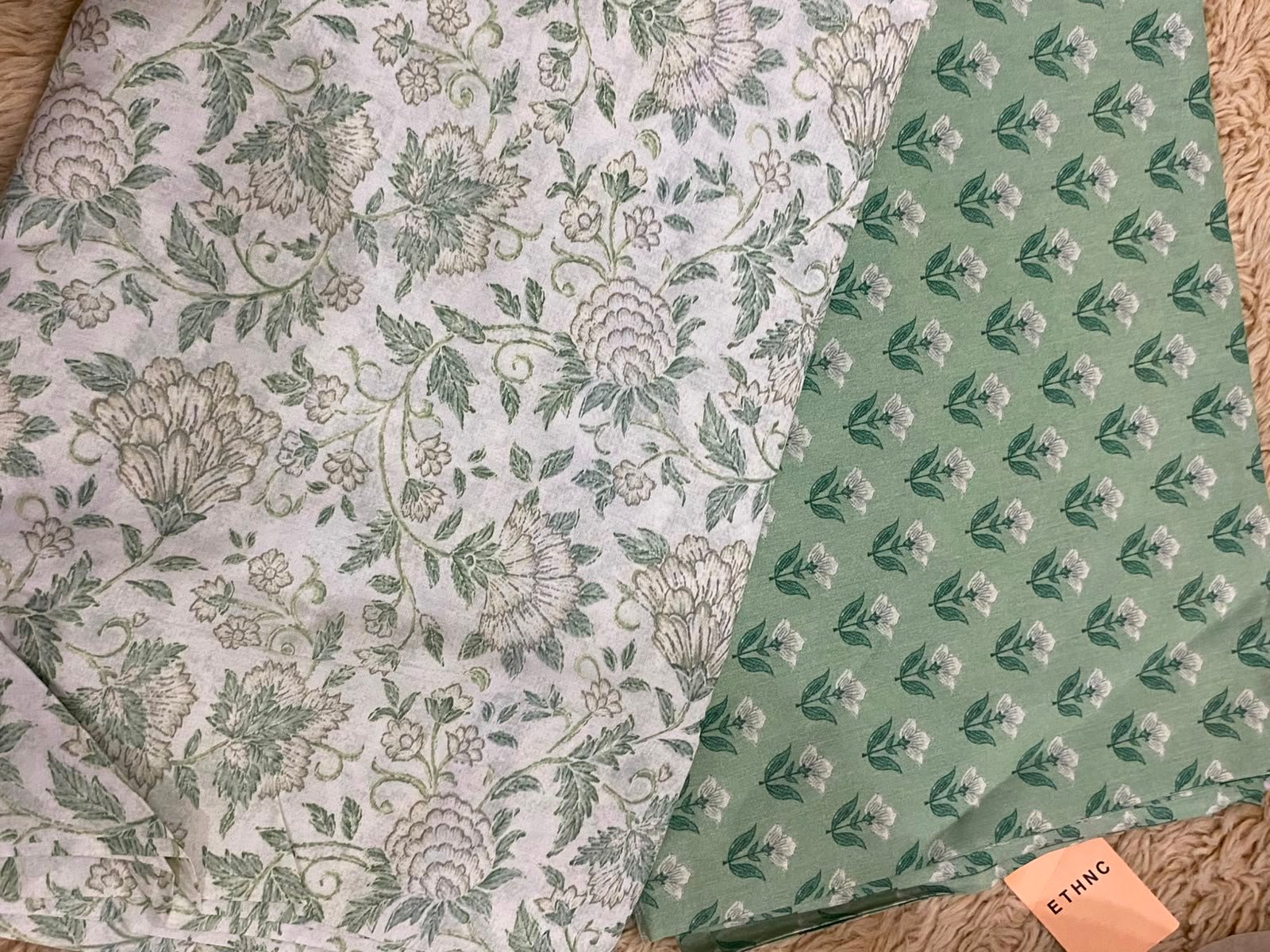 Ethnc lawnsilk 2 pc