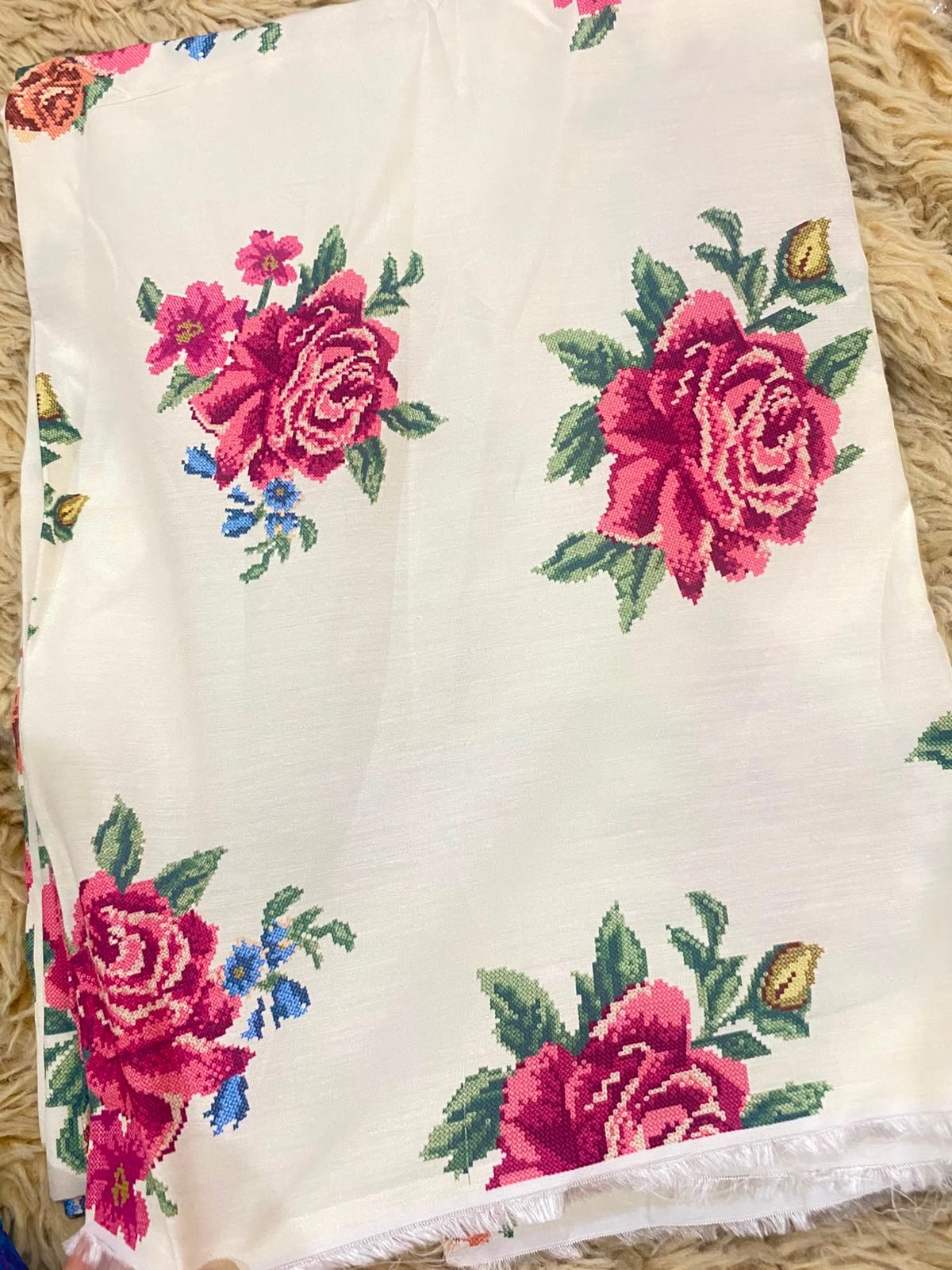Ethnic lawnsilk