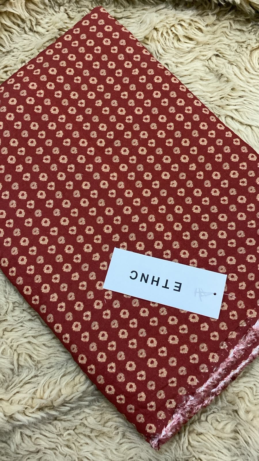 Ethnc rawsilk