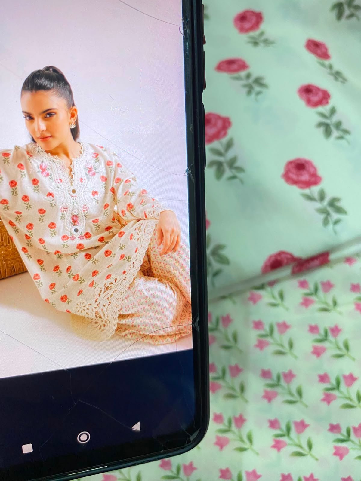 Ethnc lawn 2 pc